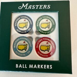 Masters Four-Color Augusta Ball Marker Set